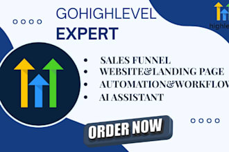 do ghl website, custom sales funnel, gohighlevel landing page, automation setup