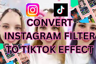 convert your instagram ar filter into a high quality tiktok effect