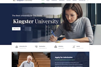 design website for your college, university, institutions, school