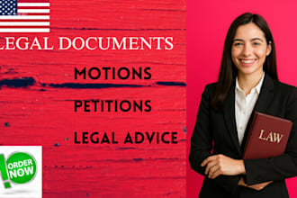 prepare legal motions and petitions