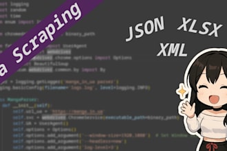 scrape website data to excel or any format