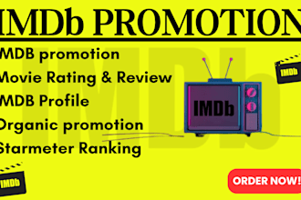 imdb profile imdb page promotion movie promotion to increase starmeter