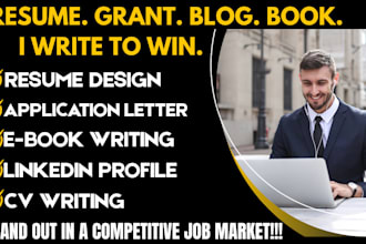 write a cover letter grant resume writing article blog post book ebook writing