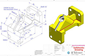 do 3d cad design and 3d product design using solidworks, inventor and fusion 360