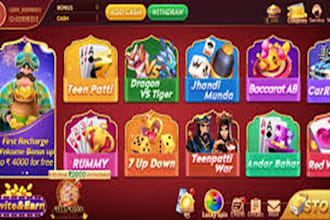 setup crash game, ludo game, blackjack, rummy game, pool game, billiard game