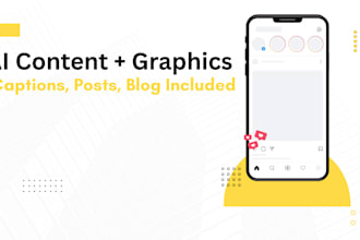 design ai graphics and write captions