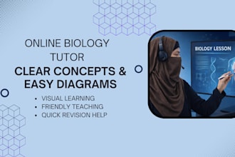 be your expert online biology teacher
