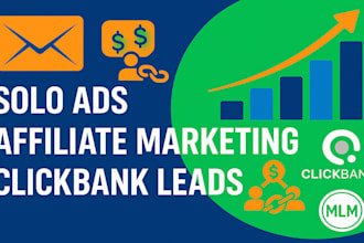 do solo ads campaign affiliate marketing referral link promotion and mlm leads