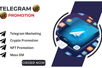 promote or grow telegram group channel to real and active telegram subscribers