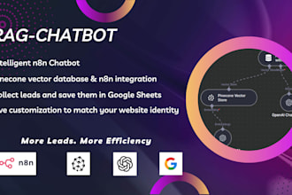 build an intelligent rag chatbot using pinecone and n8n