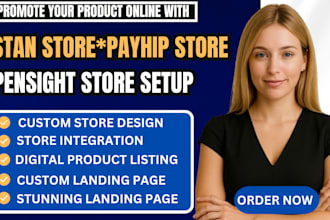 payhip store, stan store design beacon ai gumroad pensight, stan store marketing