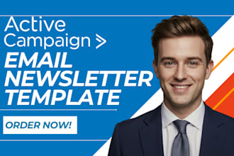 setup activecampaign email newsletter template landing page campaign automation