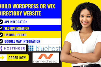 build directory listing website using hivepress geodirectory listingpro wix
