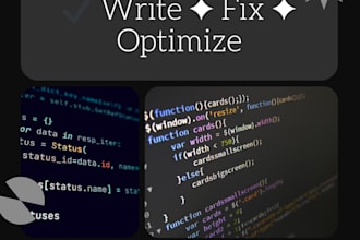 write, debug, and optimize your python code or script