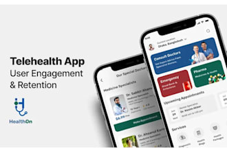 design and build a complete telehealth mobile application