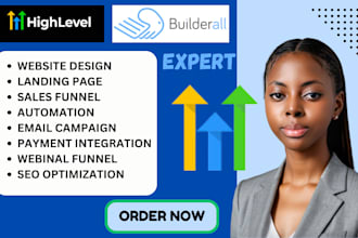 design converting builderall website gohighlevel sales funnel gohighlevel forms