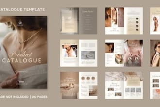 design fashion apparel, jewelry, or beauty product catalog catalogue, lookbook