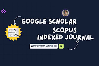 write publish research article in google scholar indexed journal