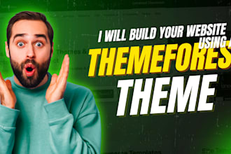 build your website using any themeforest theme