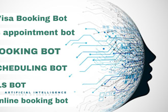 develop vfs appointment bot, vfs booking bot, tls bot, visa booking bot