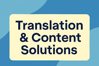 help you with design, videos , translation, and content