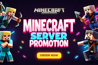 minecraft server promotion, fivem server promotion and active minecrafts player