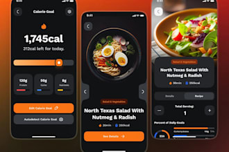 build ai calories tracker app, nutrition tracker app, nutrition tracking app