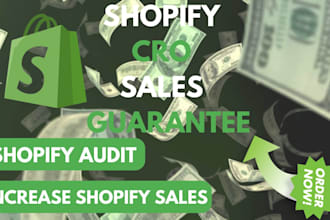 increase your conversion rate of shopify store shopify cro audit shopify store