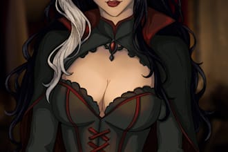 draw your anime oc, fanart, furry or nsfw character