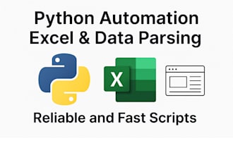 automate excel or parse data using python scripts