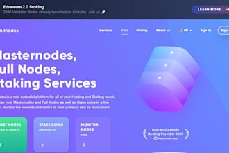develop custom automated masternode shared platform for masternode coin