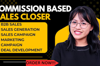 commission based sales, b2b sales closer, high ticket sales
