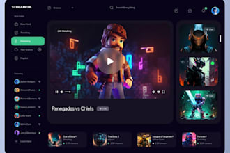 develop live streaming app, video live streaming website, video streaming app
