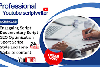 write viral engaging youtube storytelling script for any niche in 24 hours