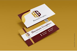 design a professional and modern business card