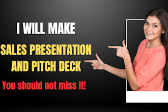 design premium sales presentation and pitch deck
