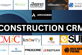 set up and customize construction CRM like bitrix24, procore, buildertrend