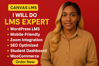 build your canvas lms course website for online program, kajabi, thinkific