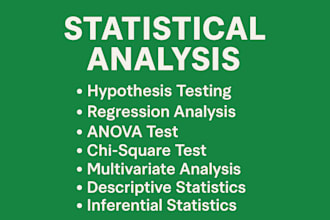 statistical analysis using spss, stata, r, and anova for your data