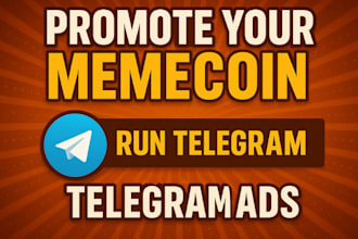 do telegram promotion pump fun solana meme coin marketing to 1m degen traders
