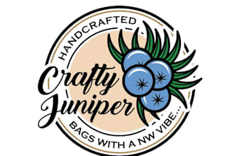 make incredible juniper logo with sourch file