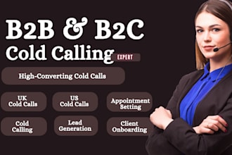 do USA b2b b2c cold calls, cold calling and appointment setting