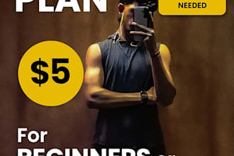 create your own customized workout plan and diet