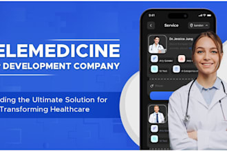 design a cross platform telehealth app with doctor patient chat