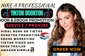 do viral book or ebook promotion titkok booktok video amazon kdp ebook marketing
