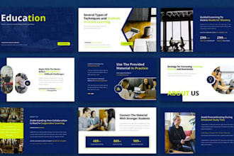 design and redesign business, educational, medical powerpoint presentation
