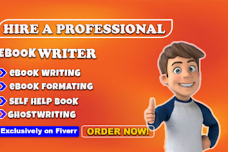 ebook ghostwriter, ghost book writer, KDP book writer, non fiction ghostwriter