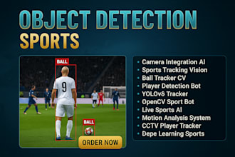 do object detection, sport tracking, camera integration, real time vision ai