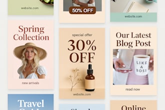 create 10 custom branded pinterest pins cohesive and click worthy designs