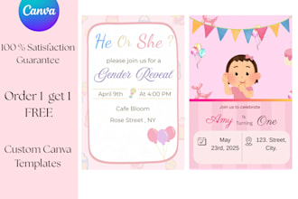 design your custom canva invitations for any event